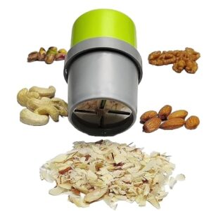 DUKAAN Dry Fruit and Nut Cutter Slicer, fine Cup Slicer Kitchen Gadget for Dry Fruit Chopper, Badam kaaju Walnut Pista Cutter Chopper Machine Hand Nuts Chopper for Kitchen Items for Gift Home Gadgets