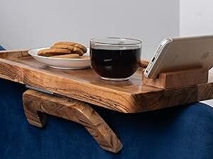 GOFURNISIA ® Circular Home and Kitchen Organizer Rack/Storage Shelves/Spice Shelf/Wooden Organizer | 41 x 16.5 x 37 cm | Premium Teak Wood and Iron | 1 Year Warranty-Tabletop,Tiered shelf